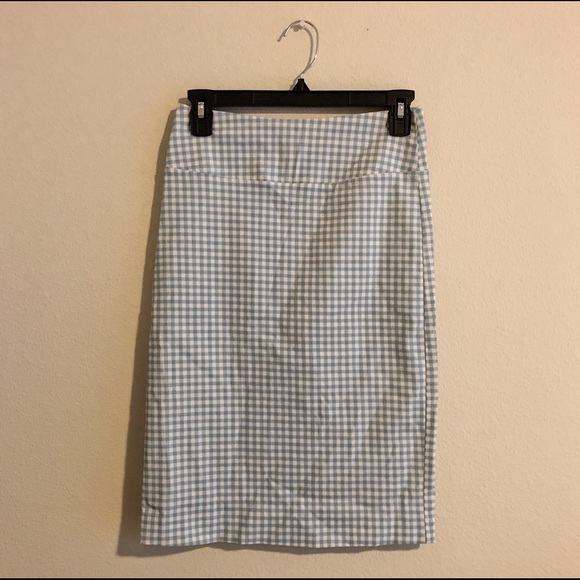 Margaret M Gingham Pencil Skirt - Picture 1 of 6